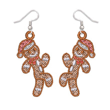 Load image into Gallery viewer, Gingerbread Man Earrings
