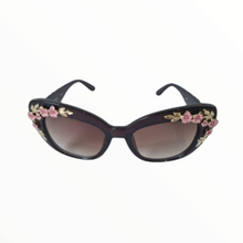 Load image into Gallery viewer, Brown Cherry Blossom Sunglasses
