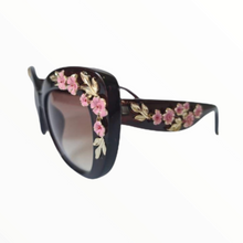 Load image into Gallery viewer, Brown Cherry Blossom Sunglasses
