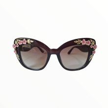 Load image into Gallery viewer, Brown Cherry Blossom Sunglasses
