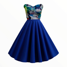 Load image into Gallery viewer, Aria Chiffon Print Evening Dress
