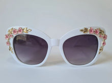 Load image into Gallery viewer, White Cherry Blossom Sunglasses
