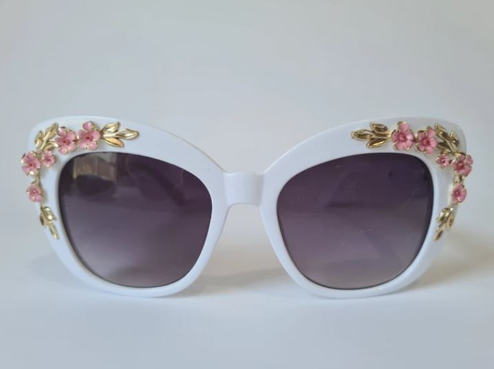 White Cherry Blossom Sunglasses
