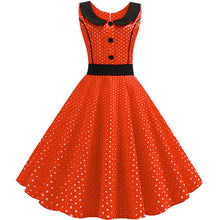 Load image into Gallery viewer, Vintage Peter Pan Collar and Button Dress choose from 4 prints
