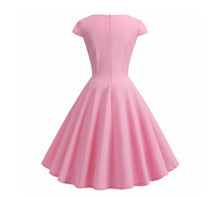 Load image into Gallery viewer, Sweetheart Neckline Vintage Inspired 50s 60s Dress
