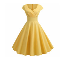 Load image into Gallery viewer, Sweetheart Neckline Vintage Inspired 50s 60s Dress
