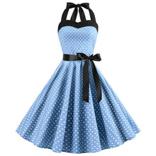 Load image into Gallery viewer, Retro Halterneck Dress, choose from 4 prints
